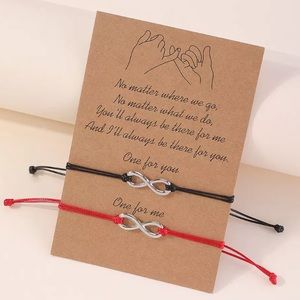 🎉 New Pinky Promise Friendship Infinity Bracelets